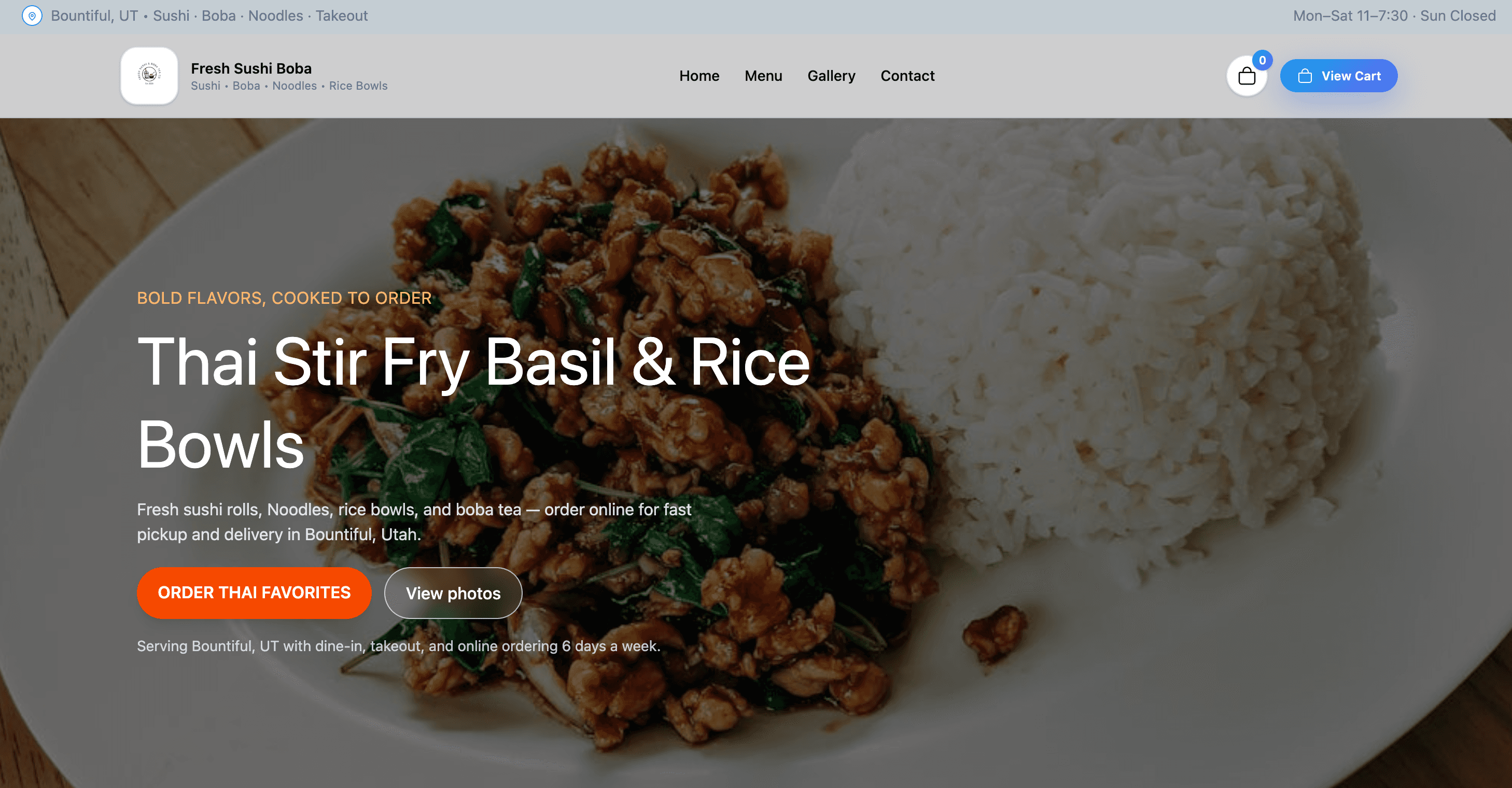 Fresh Sushi & Boba Tea