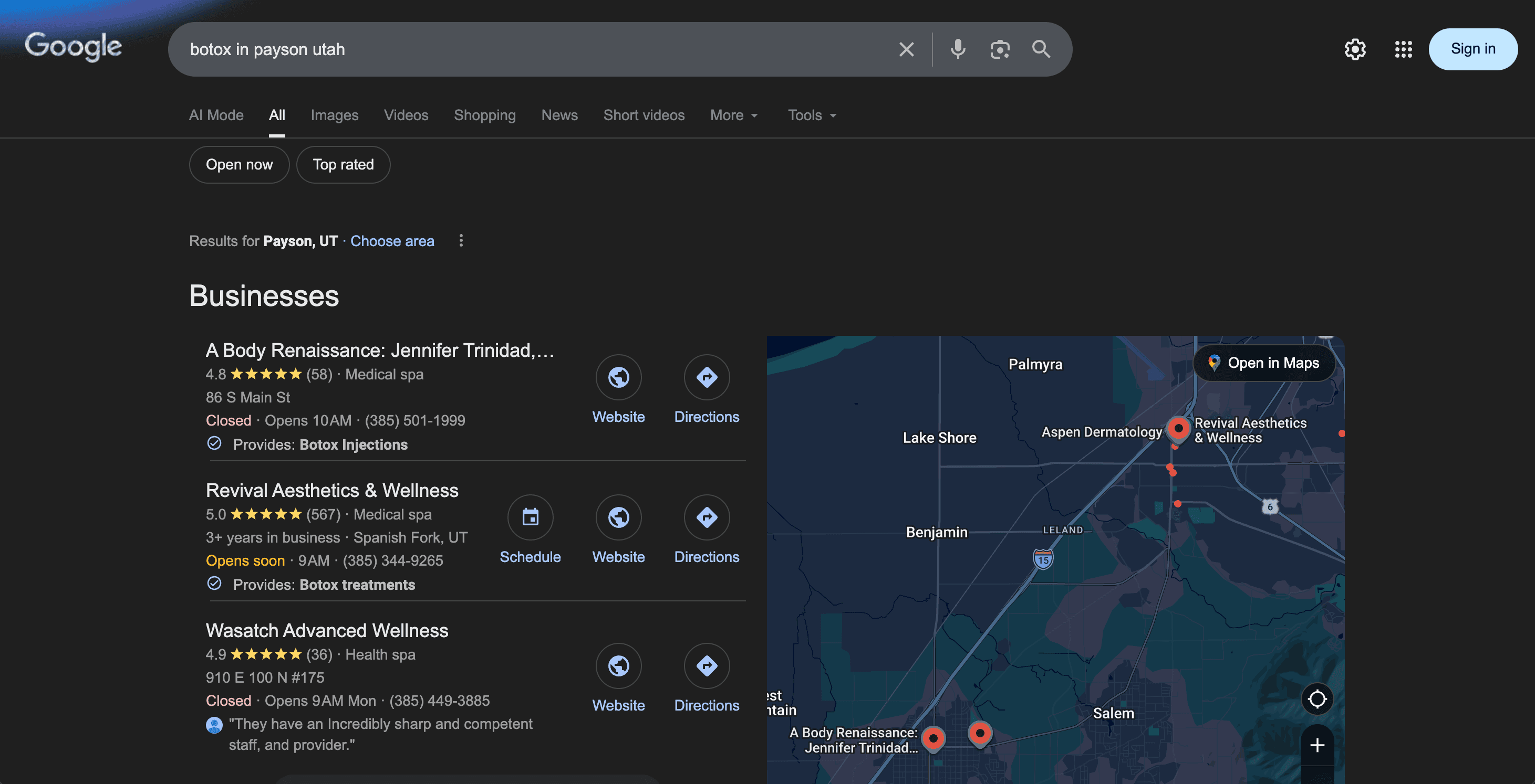 Rankings — Treatment + City
