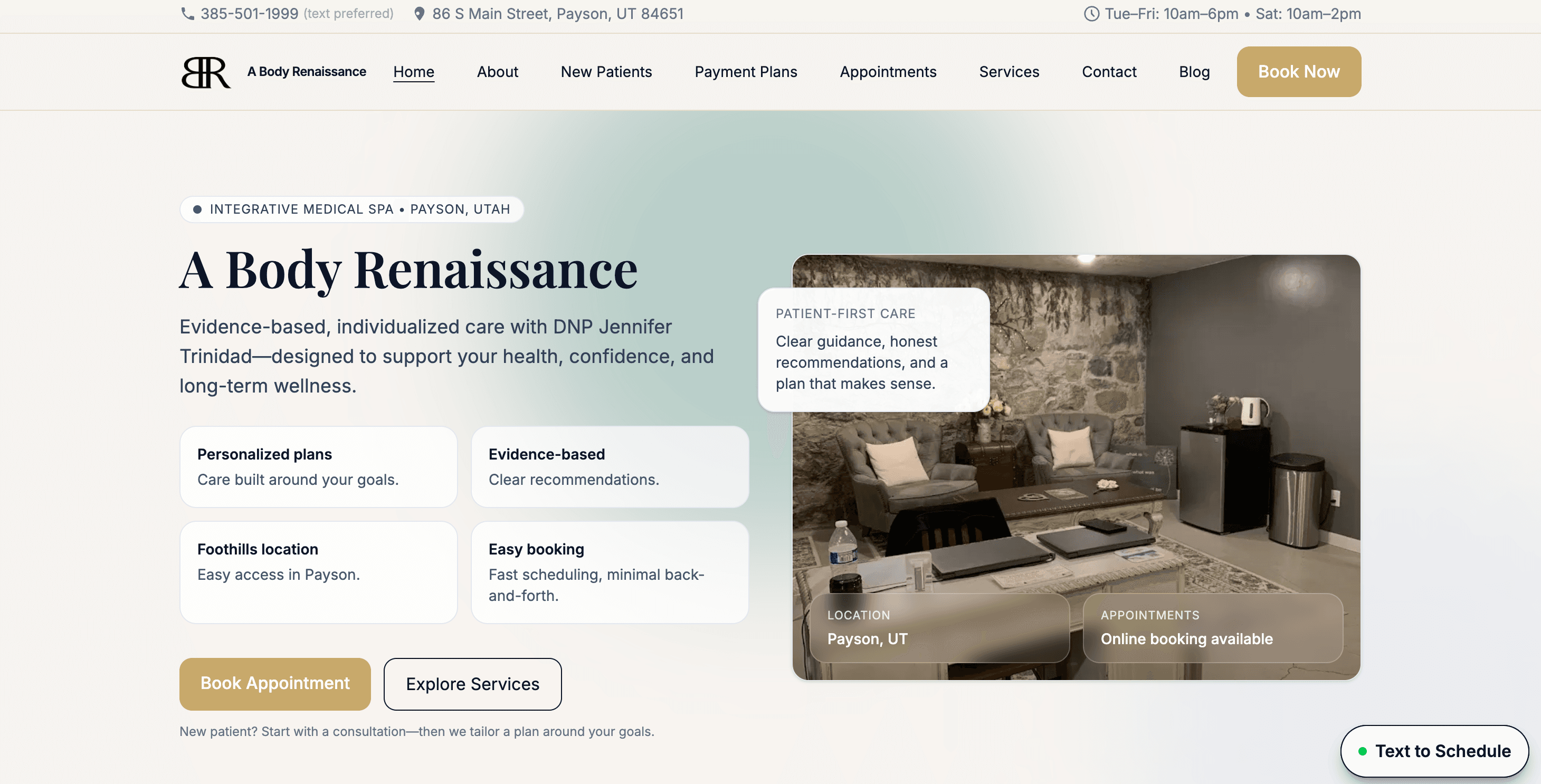 Dr. Jennifer website case study